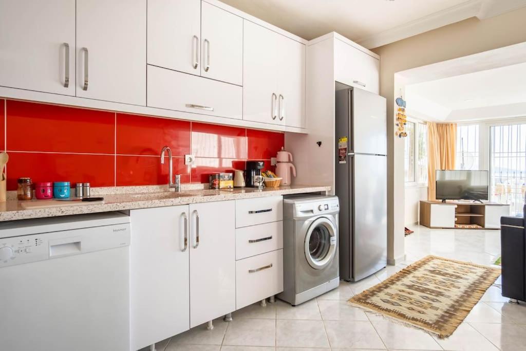 Bodrum Burcu Residence, Magnificent Sea View, Cozy, Free Otopark, Free Wifi Exterior photo